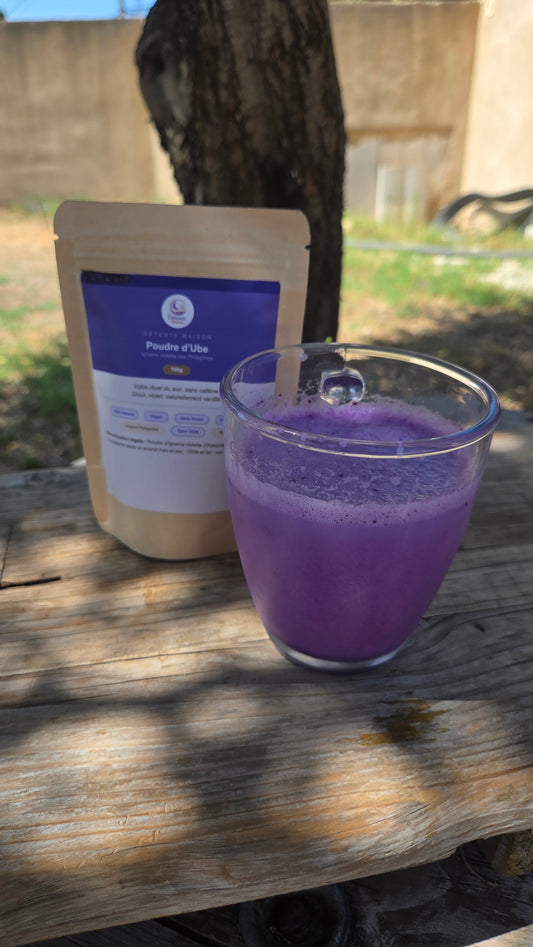 Poudre d'Ube 100 % Naturelle – L'Ingrédient Violet pour vos Recettes