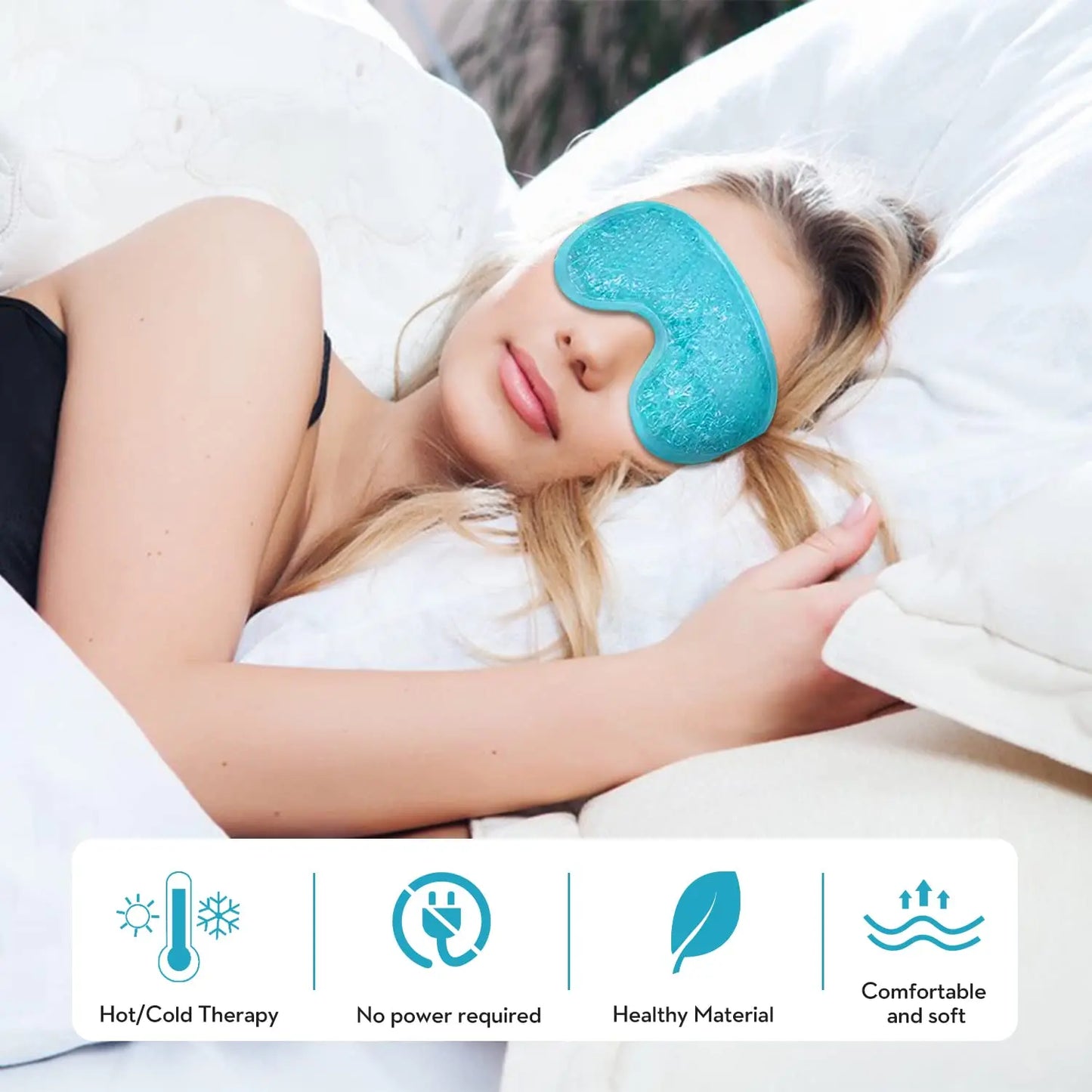 Masque Gel Apaisant - Regard Frais & Détente Oculaire