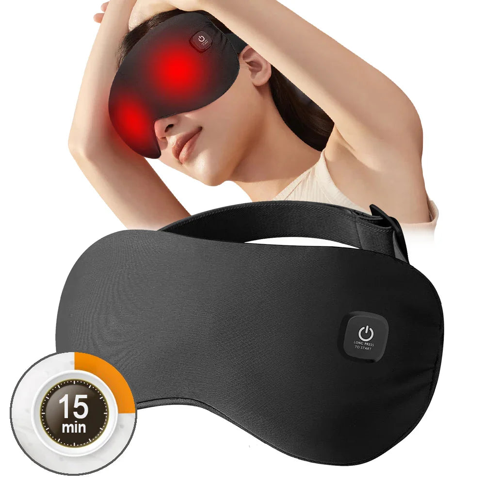 Masque Yeux Chauffant & Massant – Fatigue Oculaire & Télétravail