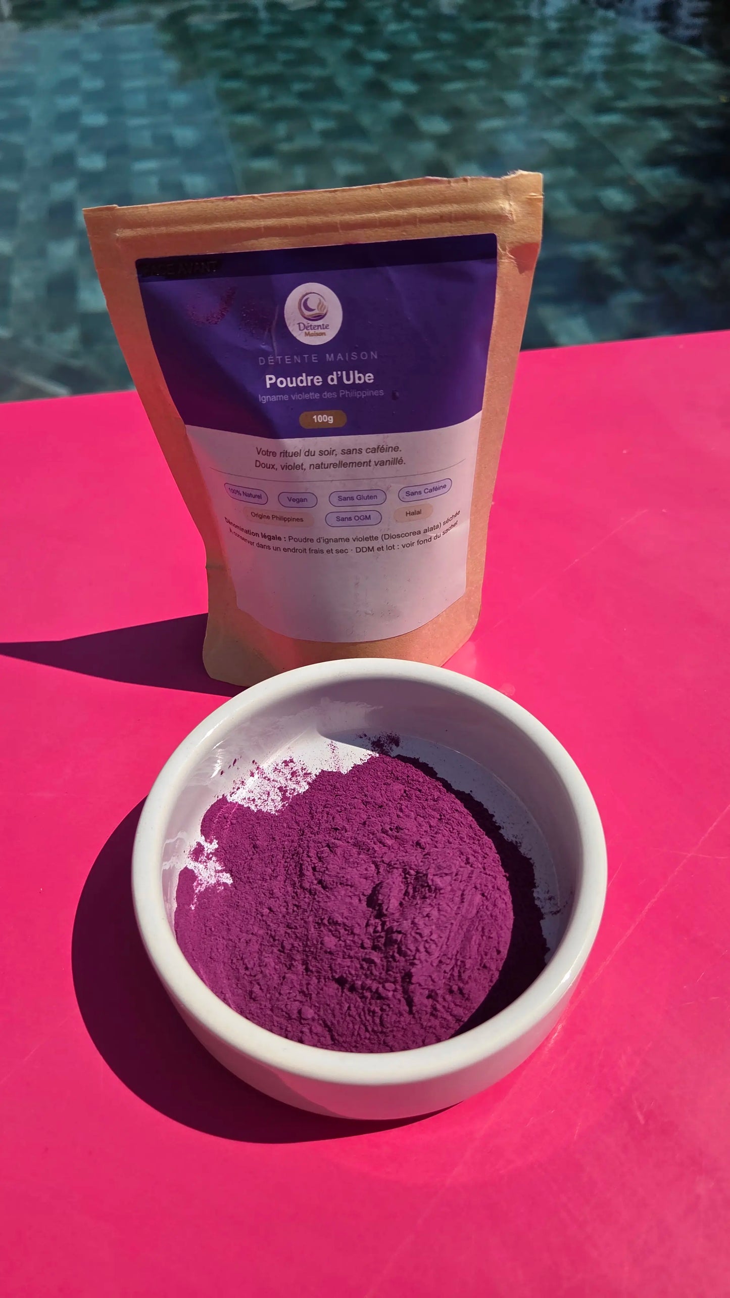 Poudre d'Ube 100 % Naturelle – L'Ingrédient Violet pour vos Recettes