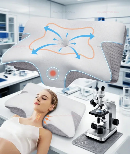 L’Oreiller Ergonomique Qui Soulage la Nuque et Améliore le Sommeil